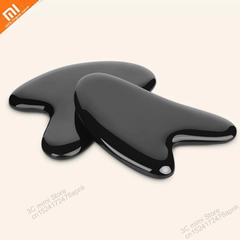 Xiaomi mijia black buffalo horn Массажная доска для лица согревающая подтяжка укрепляющая Успокаивающая Расслабляющая Косметическая скребка для лица умный дом