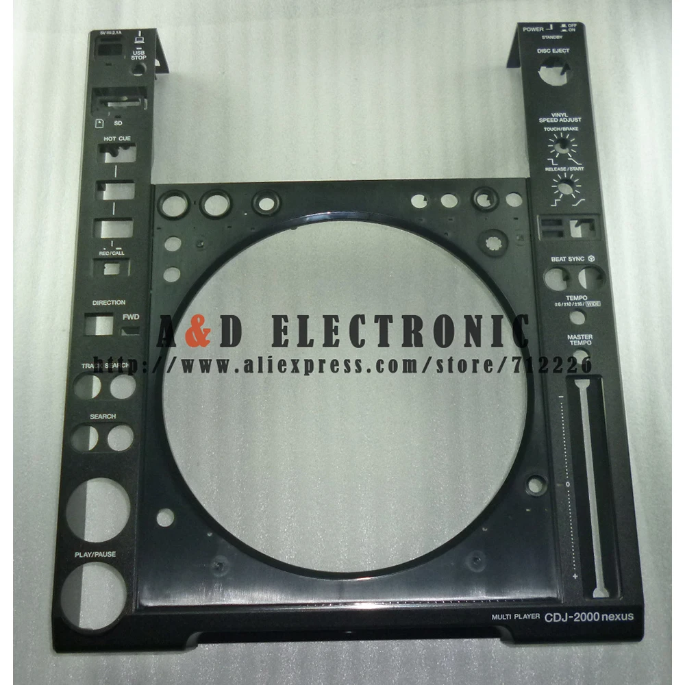 Черная пластиковая панель управления DNK6030 Лицевая для CDJ 2000NEXUS|faceplate| |