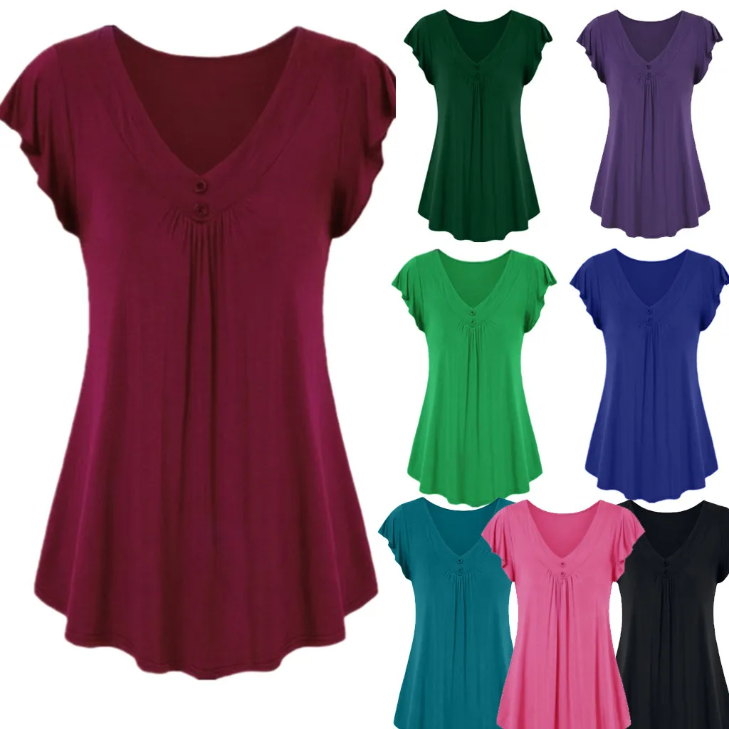 SAGACE Женская мода женская футболка Повседневная Летняя Сексуальная одноцветная с