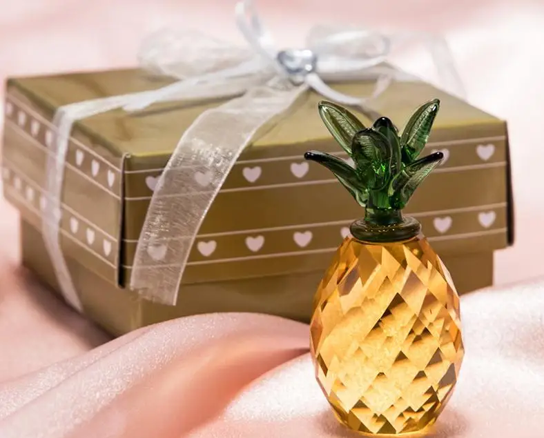 

50 шт., стеклянные фигурки в виде ананаса