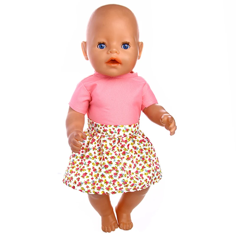 Аксессуары для платья с милыми цветами подходят 18-дюймовых американских кукол и