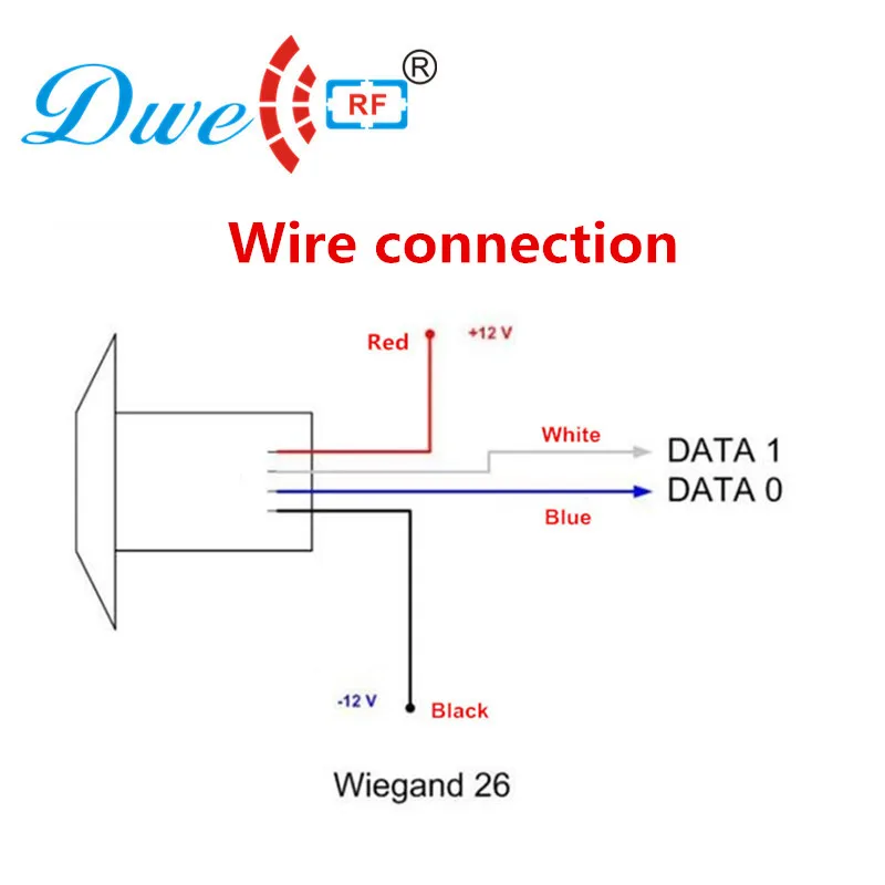 13,56 МГц ISO1443A 12 В mf считыватель wiegand 26 бит карта доступа близость мини rfid считыватель с 10 шт. F08 тегов бесплатно