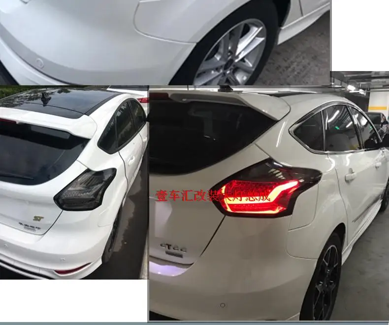 KOWELL автомобильный Стайлинг для Ford Focus 2 задние фары светодиодный задний фонарь задний багажник крышка лампы drl+ сигнал+ тормоз+ обратный