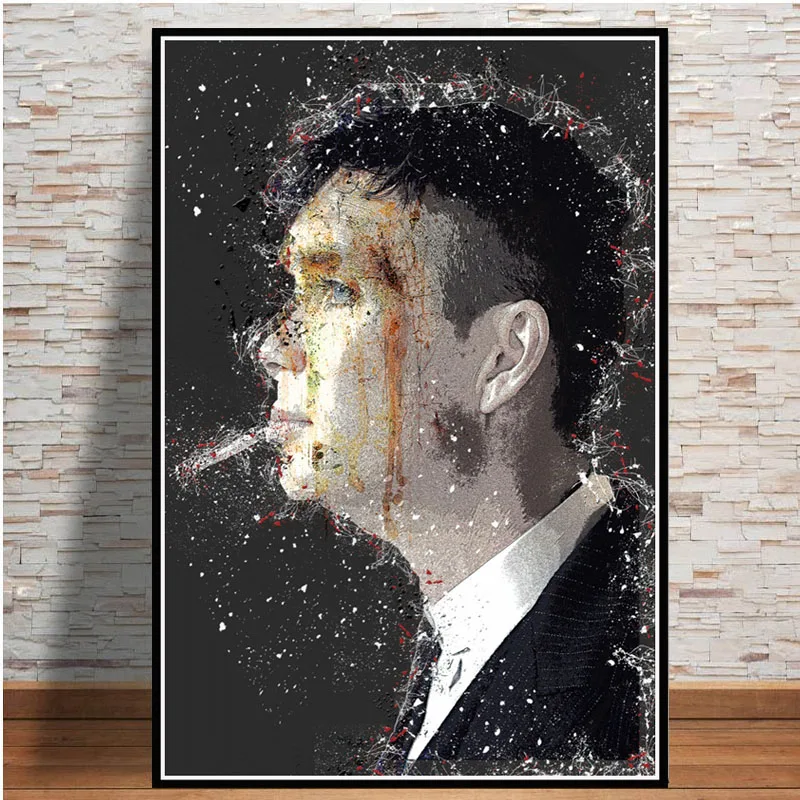 0002 Peaky blinds Cillian Murphy ТВ-шоу художественный постер Картина Настенная картина домашний декор плакаты и принты - Цвет: 0002