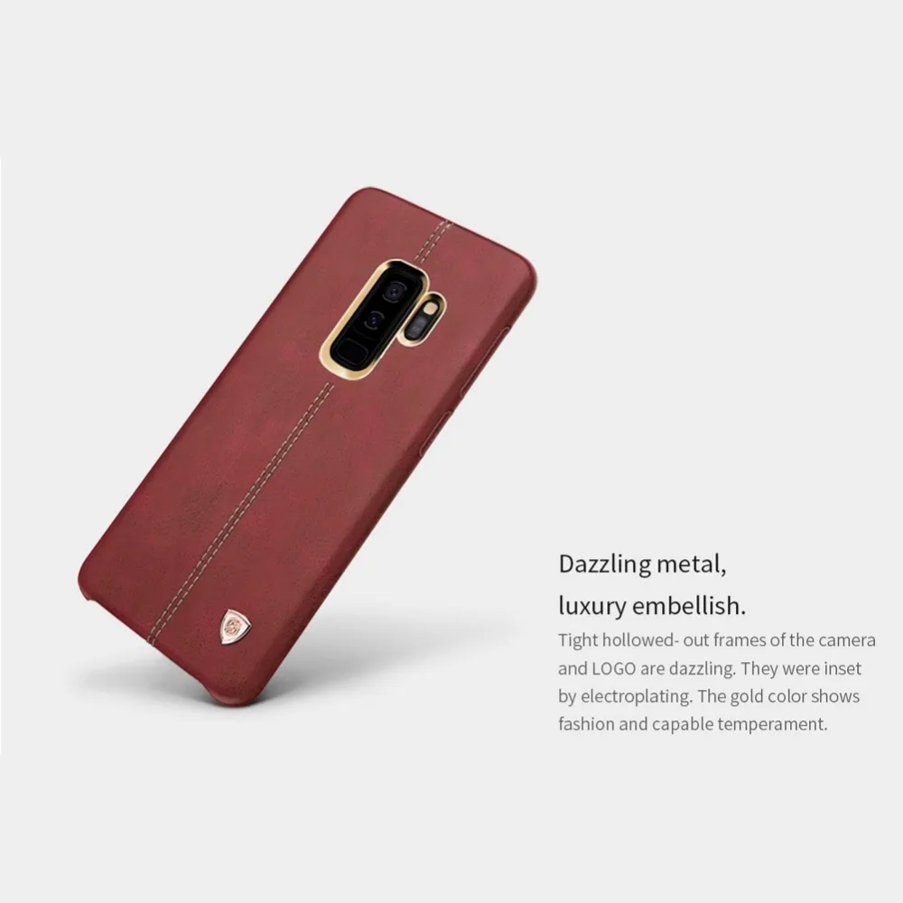 Чехол для Galaxy S9 Nillkin Englon задняя крышка из искусственной кожи Винтажный чехол