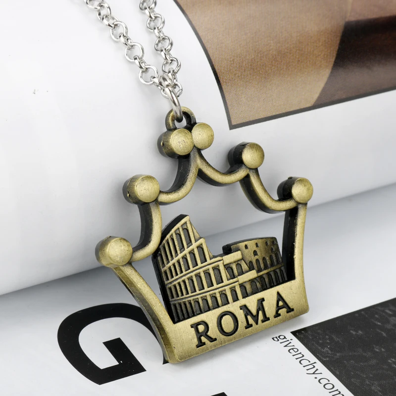 Модная колокольная бронзовая подвеска в форме короны | Украшения и аксессуары