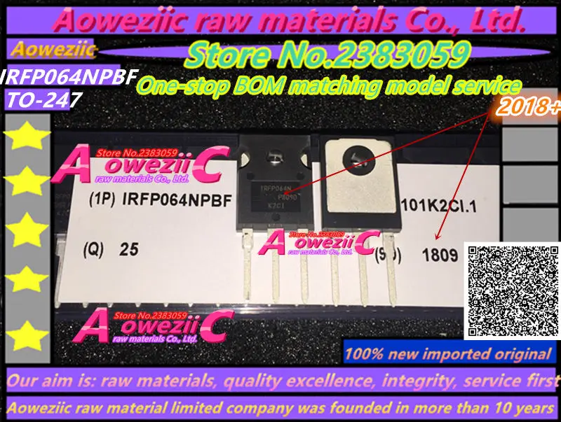 Aoweziic+ импортный IRFP064NPBF IRFP064N TO-247 FET MOS трубка 55V110A 200 Вт