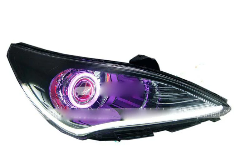 HID, 2010~ 2013, автомобильный Стайлинг, verna фара, Solaris, accent, Elantra, Genesis, i10, i20, santa fe, tucson, veracruz, lantra; verna фара