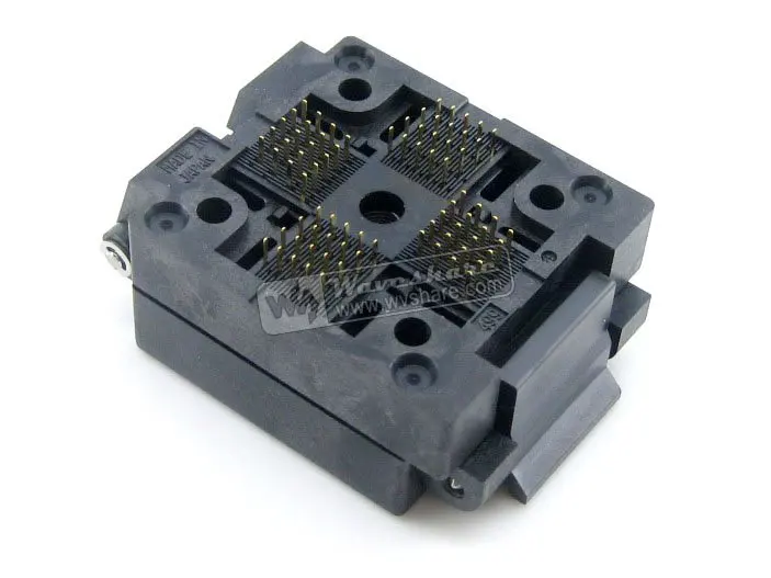 QFP80 TQFP80 LQFP80 PQFP80 FPQ-80-0.4-01 Enplas QFP IC тестовый ожога гнездо 0 4 мм шаг | Компьютеры и офис