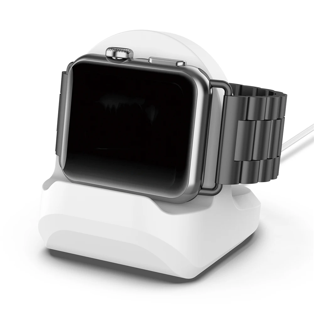 Зарядная док станция для наручных часов apple watch 4 3 2 1 серии 38 мм 40 42 44 Смарт часы