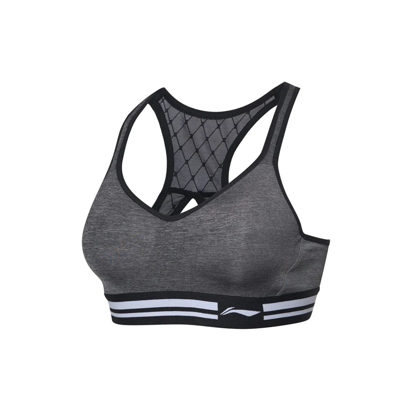 Женский тренировочный бюстгальтер Li-Ning спортивный для фитнеса и бега с высокой