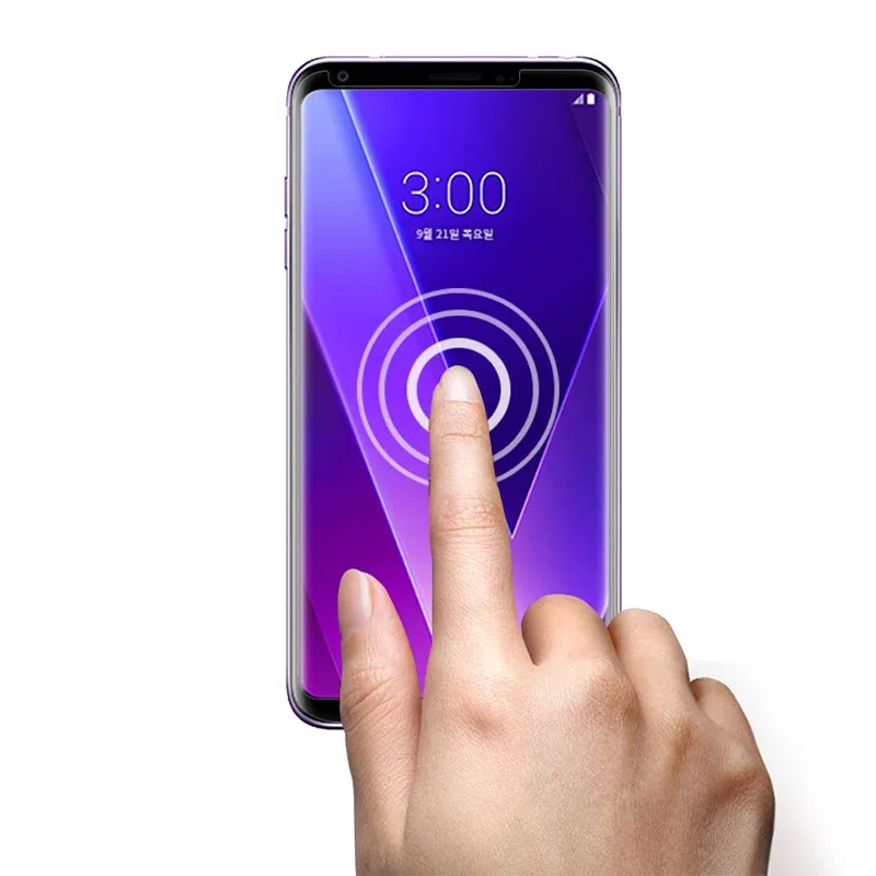 Закаленное 3d-стекло Gourde для LG g7 G6 G5 G4 V30 Edge полное изогнутое Взрывобезопасное
