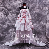 anime pandora hearts cosplay costume the will of the abyss alice party dress white vintage lolita dress