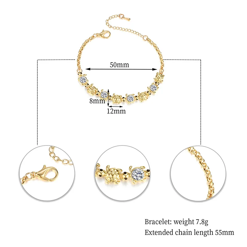 2018 горячее животное Стиль сплав браслет черепаха мода Личность забавное