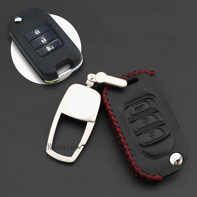 2018 новый стиль автомобильный чехол для ключей держатель кольцо цепь кожа +