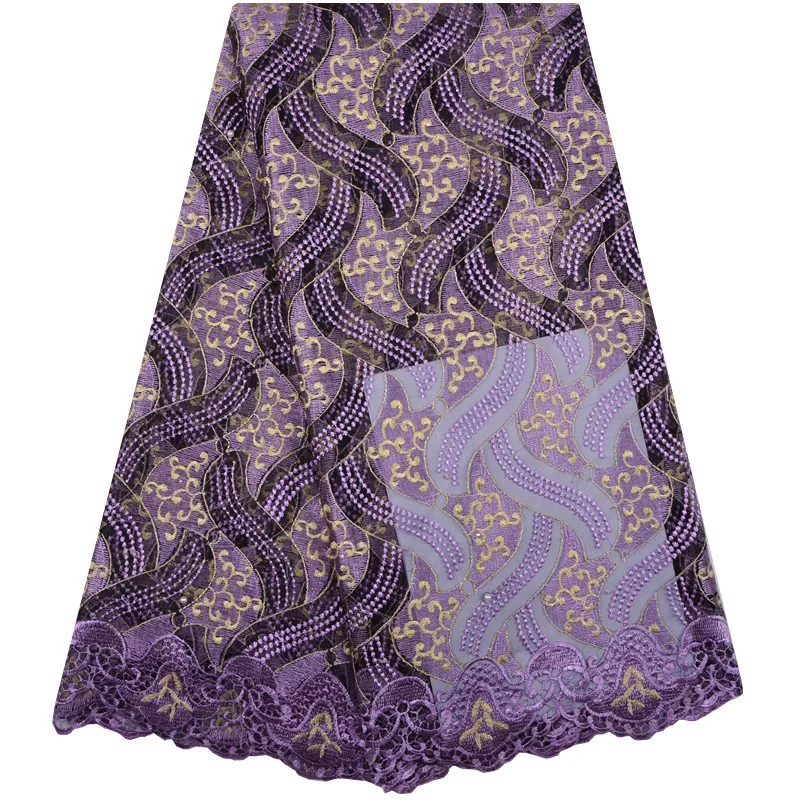 

African Lace fabric Hot Sell Mesh 2018 New Arrival Royal Blue Color African Cord Lace Guipure Lace Fabrics High Quality 1251
