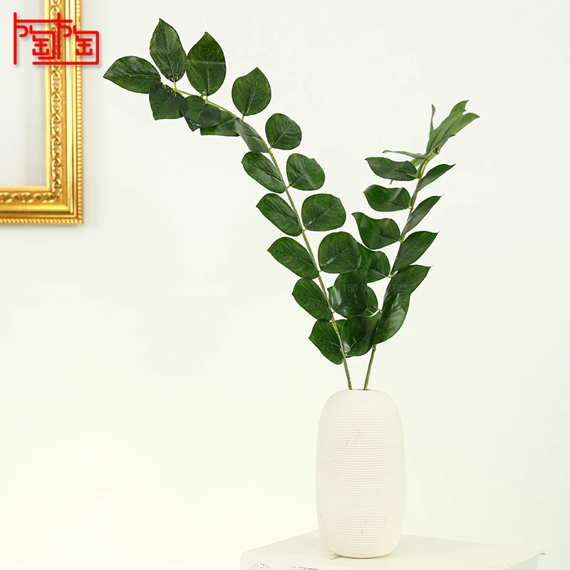 Искусственные пальмы Monstera зеленые пластиковые для самостоятельного украшения