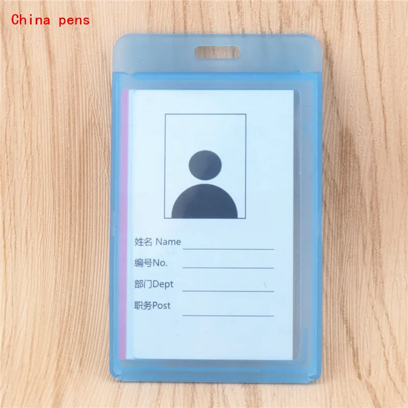 Роскошный качественный прозрачный пластиковый чехол для карт удостоверения