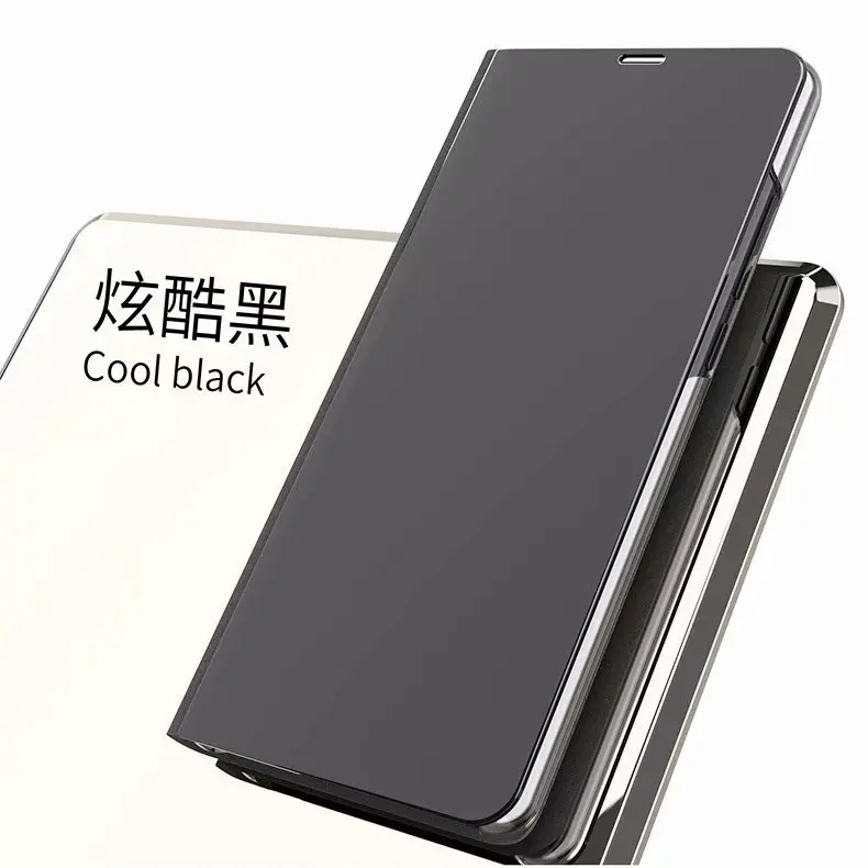 Роскошный флип-чехол для Xiaomi mi 9 A2 8 Lite A1 6 6X 5X зеркальный кожаный чехол Redmi Note 7 Pro 5 Plus