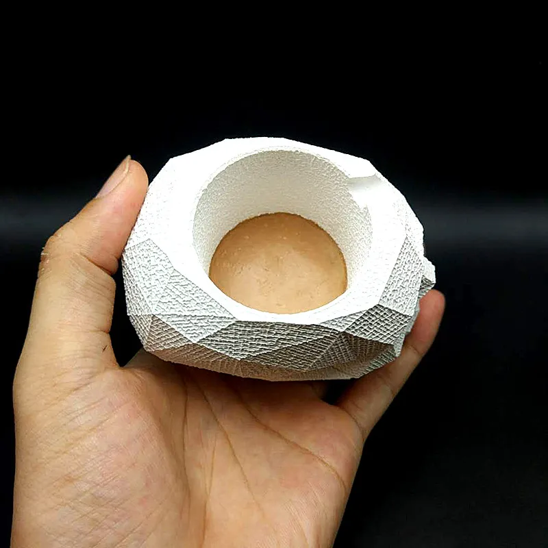 Силиконовая форма Геометрическая искусственная бетонная 3D сделай сам пластырь