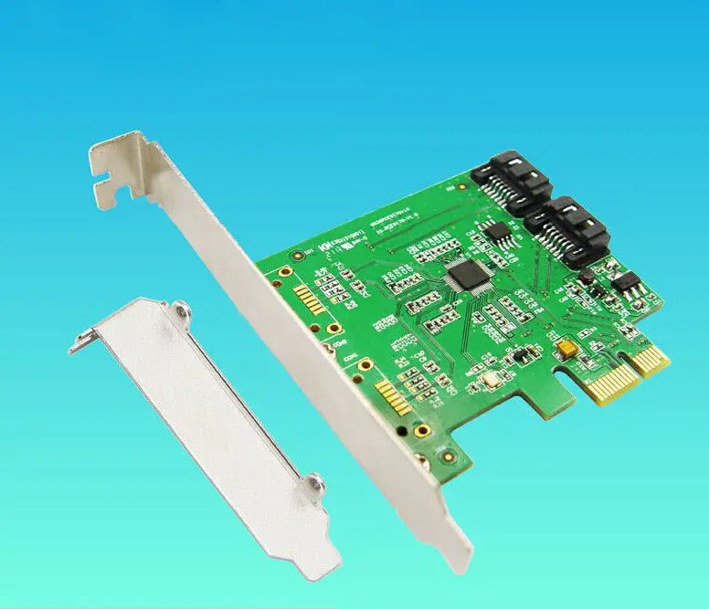 Хорошее Качество 2 Портов Внутренняя PCIe PCI-Express SATA 3.0 Поддержка 6 ГБ/сек. Карты