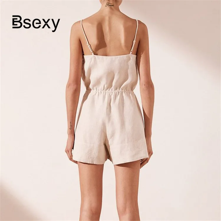 Неделя мод бренд женская льна спортивная одежда 2019 летняя сексуальная