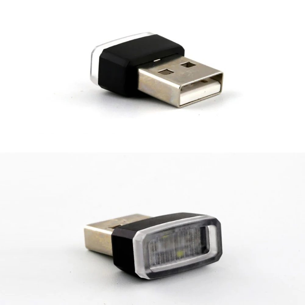 Новинка 1 шт. атмосферная светодиодсветодиодный лампа для автомобиля с USB Audi A3 A6 C5