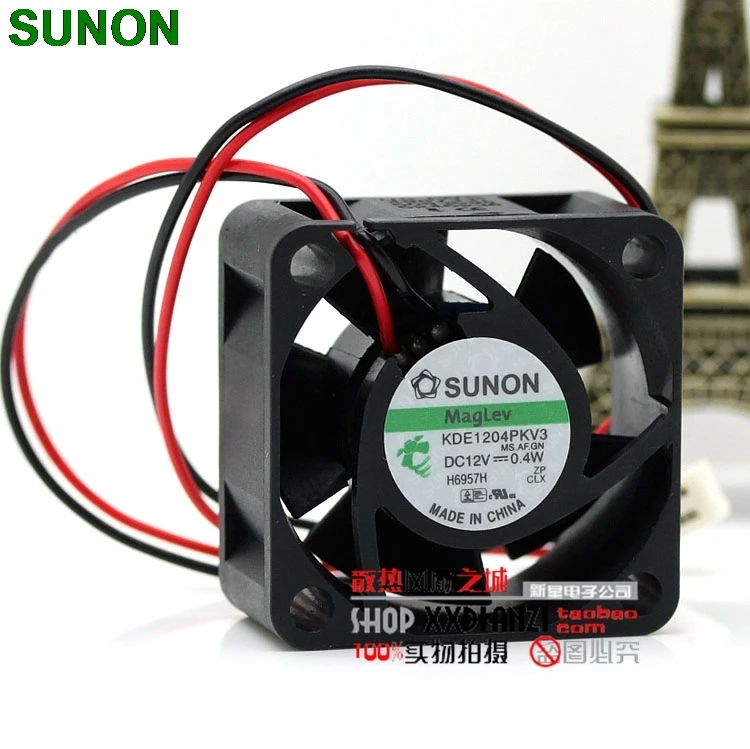 

For Sunon KDE1204PKV3 4020 12V 0.4W ultra-quiet fan switch