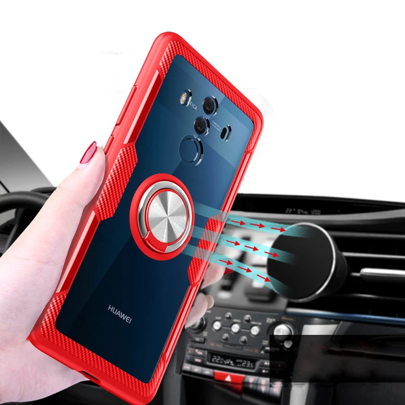 Для Huawei Mate 10 Pro Чехол Mate10 Анти-осенняя прозрачная Противоударная с держателем