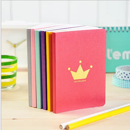 Небольшой чистый и свежий яркие цвета Блокнот Дневник Книга упражнений состав