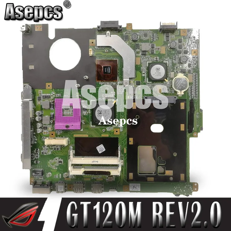 Asepcs F50SV GT120M материнская плата REV2.0 для For Asus F50SL ноутбука 60 NUDMB1100 A01 протестированная
