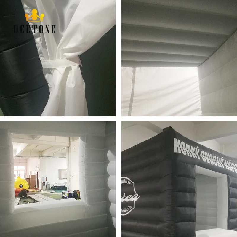 Наружная черная надувная подставка 3 м цирк палатка с воздуходувкой для вечерние