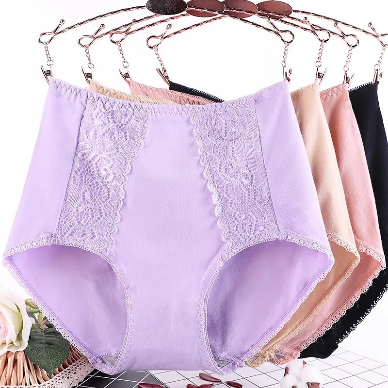 La MaxPa Sexy underwear women panties high waist body shaping briefs comfortable female plus size 6XL k2016 |