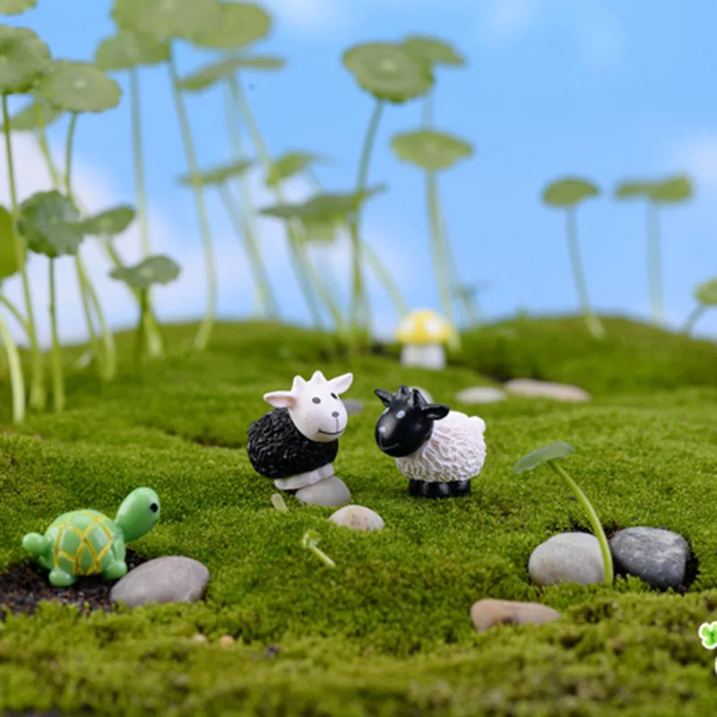 Волшебные садовые фигурки из мультфильма маленькая овца в стиле аниме