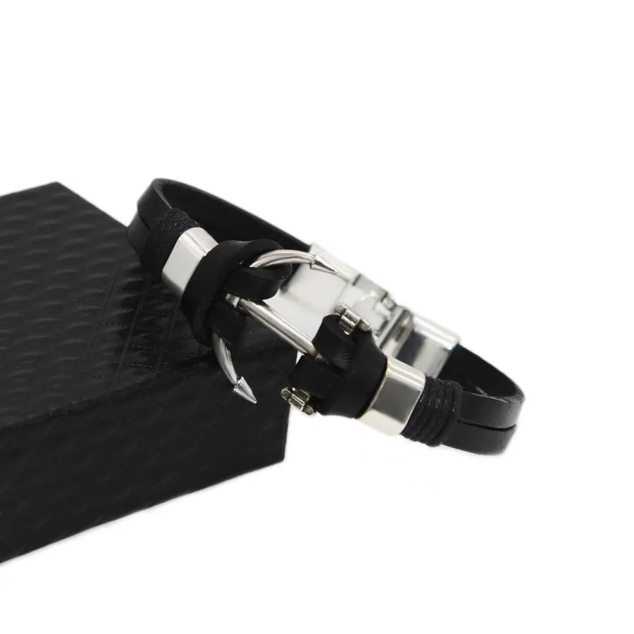 Wbo563 Взрывные Модели Европейская и американская мода кожаный плетеный браслет