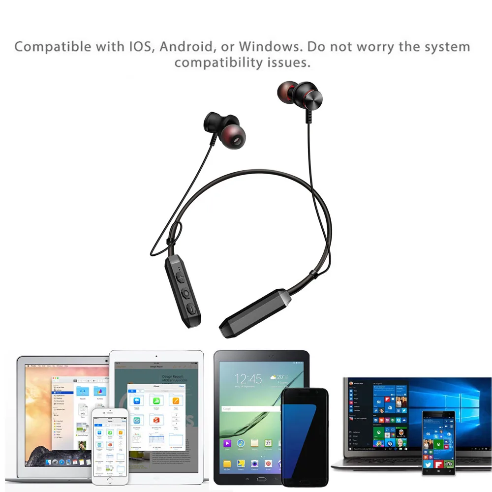 CARPRIE Беспроводной Спортивные наушники Bluetooth Беспроводные спортивные гарнитура с