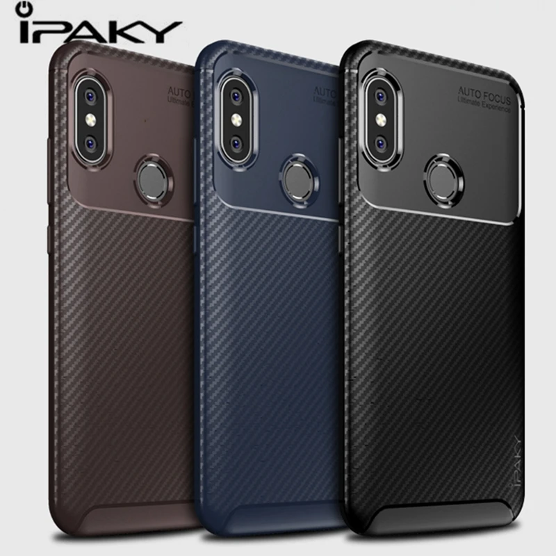 IPAKY чехол для телефона с полной защитой Xiaomi Redmi 6 Pro силиконовый Ударопрочный