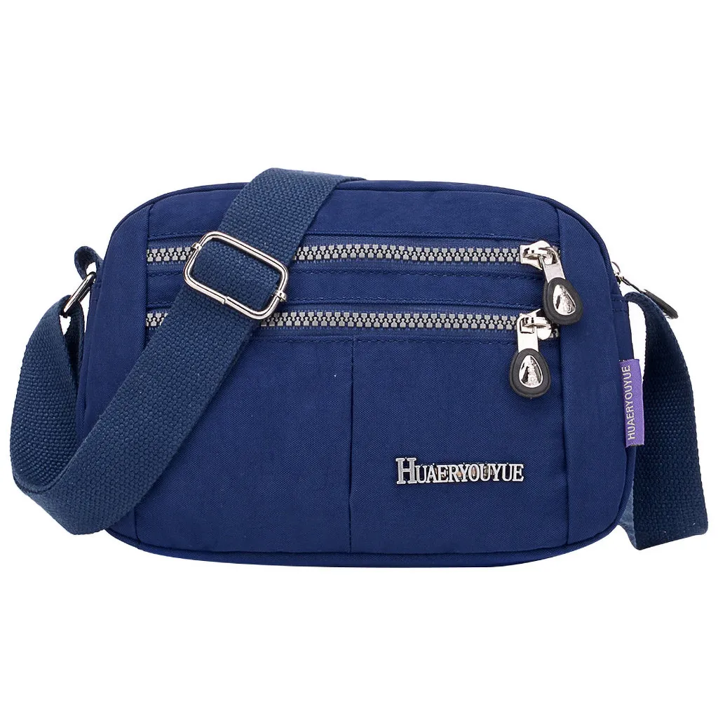 Dark Blue Летние сумки для женщин Femme Большая вместительная нейлоновая сумка через плечо Водонепроницаемая элегантная повседневная сумка для покупок сумки через плечо - Цвет: Dark Blue