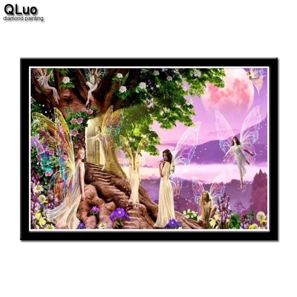 New Arrivals Diy 5d Diamond Painting Cross Stitch Full Round Elf angel Handmade Mosaic Diamond embroidery Paint With Diamonds