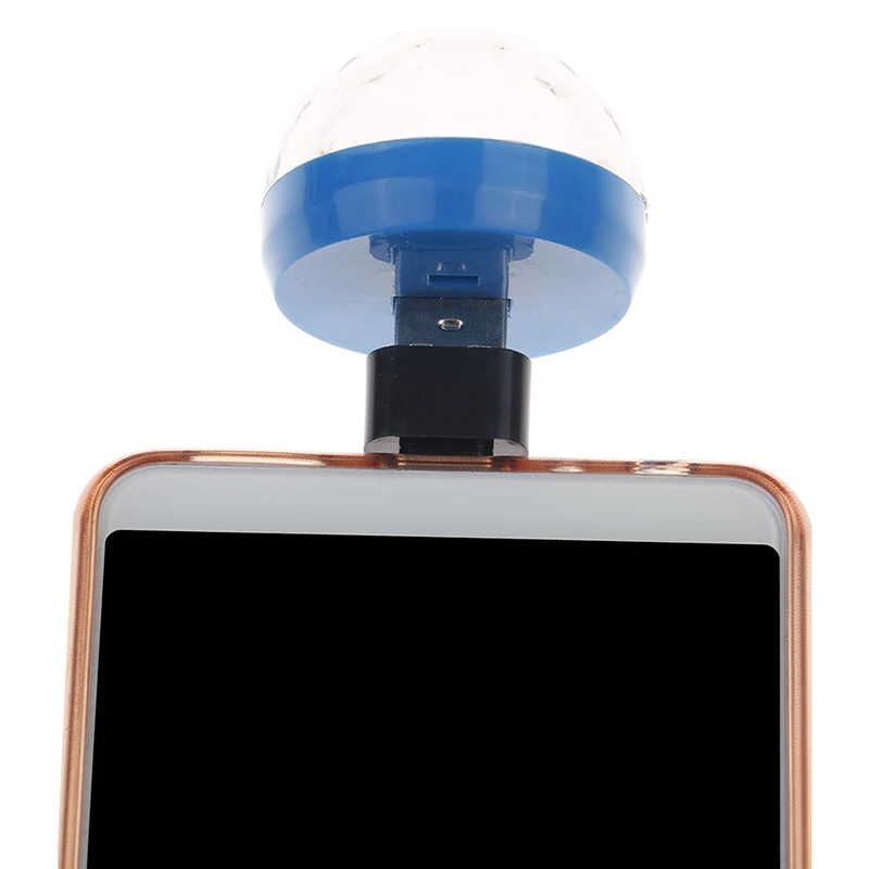 Музыкальный сценический светильник Mini USB светодиодный вечерние светильник s шоу клуб диско светильник лазерный проектор контроль звука кристалл магический шар эффект светильник s