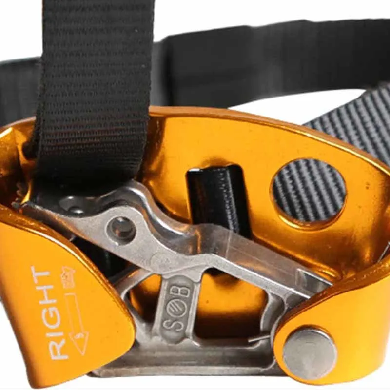 1 шт. скалолазание правый ножной Жумар стояк для альпинизма походов снаряжение