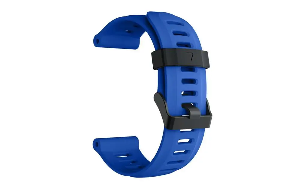 Pin blue Ремешок для часов Garmin Fenix 3 мягкий силиконовый ремешок для наручных часов сменный ремешок для часов Garmin Fenix 5X/5X Plus/3HR - Цвет: Pin blue