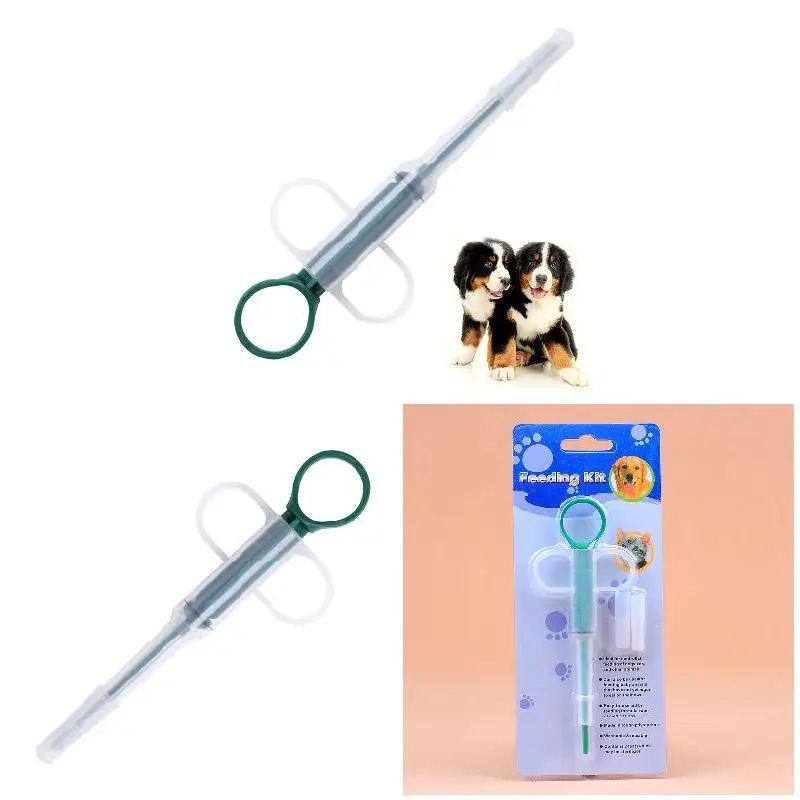 Капсула для домашних животных таблетки толкатель инъекции иглы собака кошка