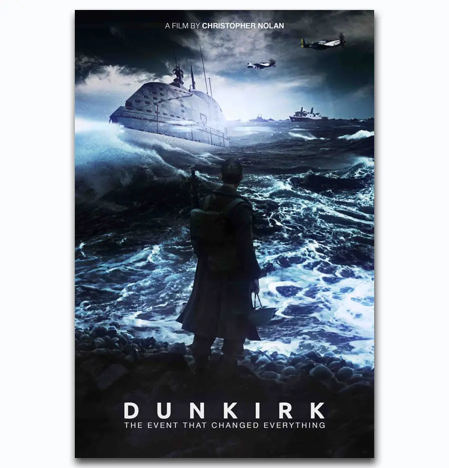 Хит 2017 кино Dunkirk Кристофер Нолан Гарри шелк художественный плакат наклейка на