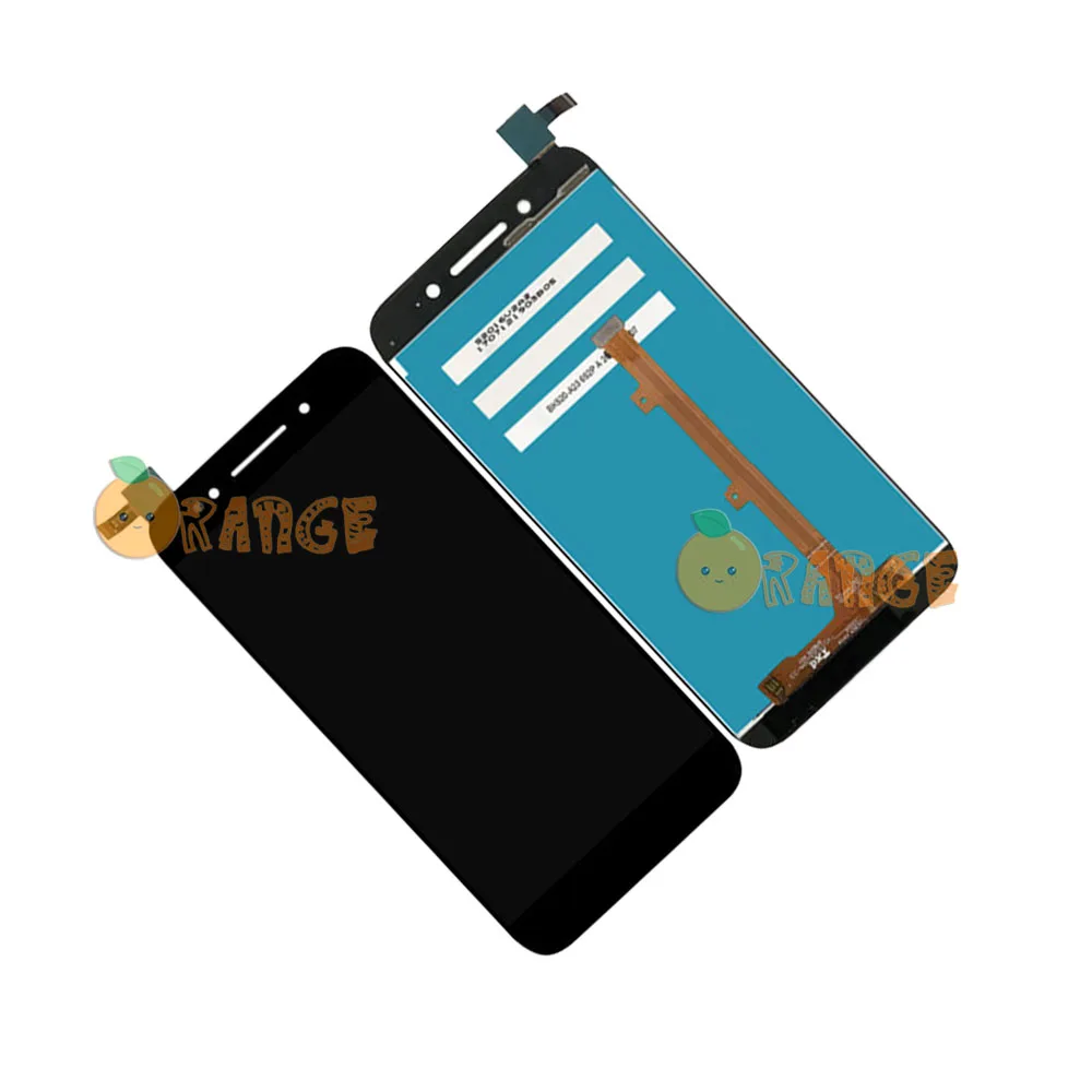 Черный для Alcatel One Touch Idol 5 OT6058 6058 6058D ЖК экран + сенсорный дигитайзер стеклянная