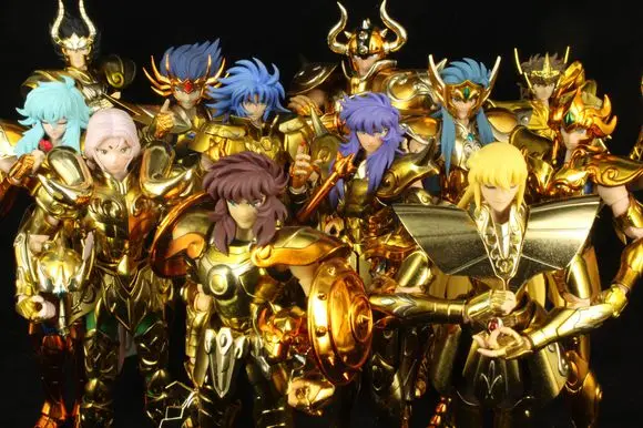 Поклонников модели mc металла клуб/S храм модель из Броня Золото Saint Seiya Близнецы
