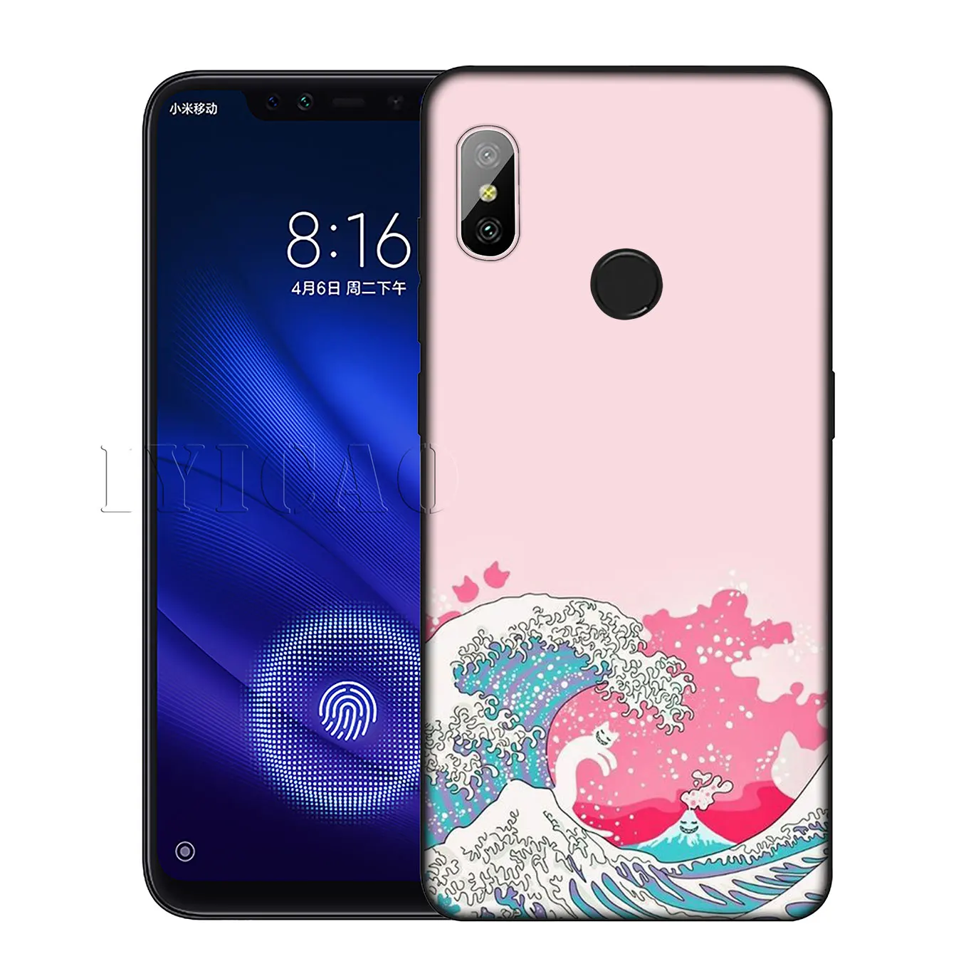 IYICAO волна книги по искусству силиконовый мягкий чехол для Xiaomi Redmi 6A 5A Примечание 7