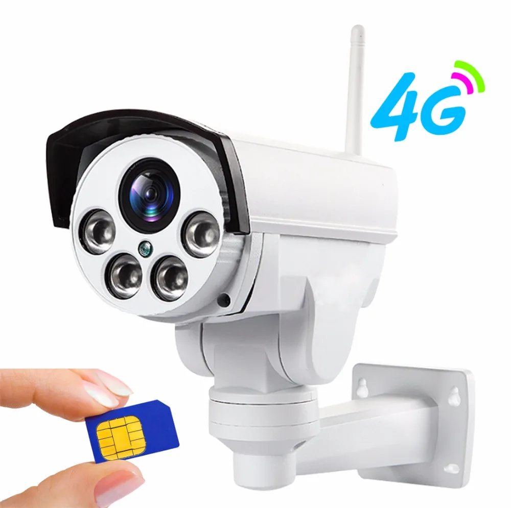 Купить беспроводную камеру наблюдения. 4g WIFI PTZ 5x IP-камера 1080 p. PTZ IP CCTV WIFI 3g 4g GSM камера с картой памяти. Камера видеонаблюдение уличная 4g с WIFI И С сим картой. 4g камера видеонаблюдения 5мп.