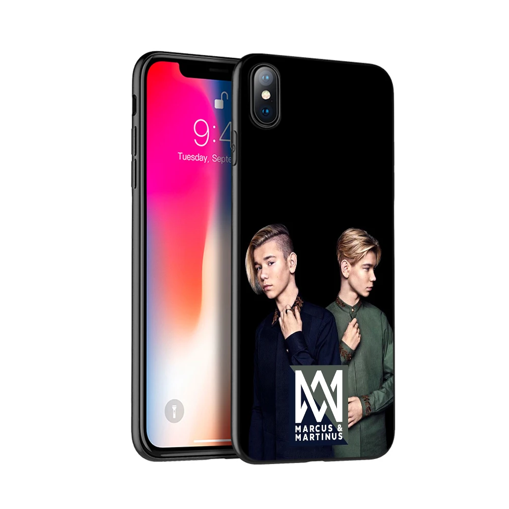Черный чехол из ТПУ для iphone 5 5s SE 2020 6 6s 7 8 plus x 10 силиконовый XR XS 11 pro MAX Маркус и