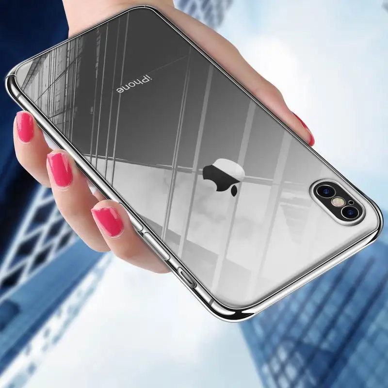 Прозрачный чехол для телефона для iPhone X 8 8Plus 6 6S 7 xr xs max 11 Pro max Твердый чехол для samsung Galaxy S8 S9 S10 Plus Note 10 9 8